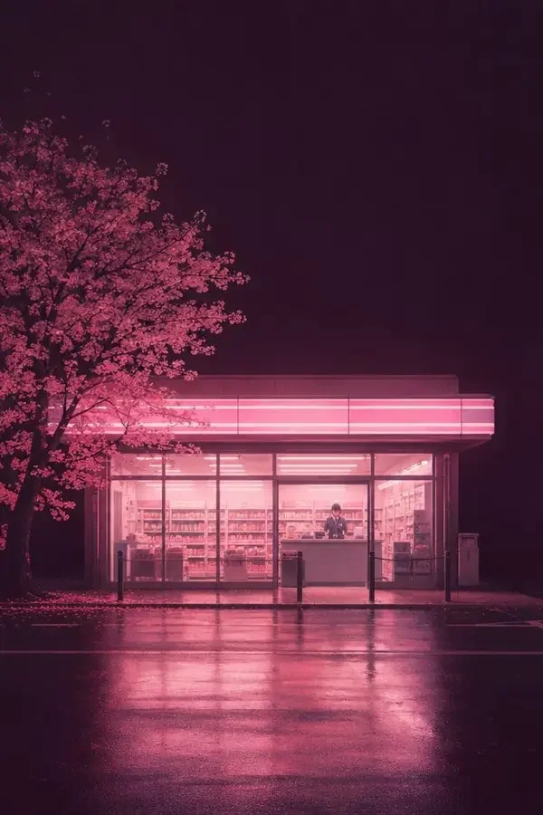幽灵便利店 影片海报,日韩大片,2026 年