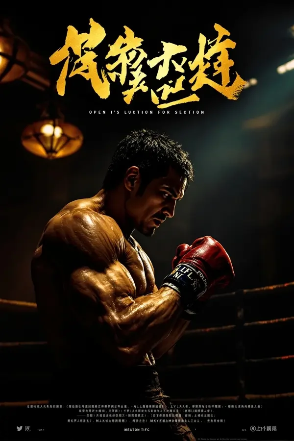 边城拳手 影片海报,国产大片,2026 年